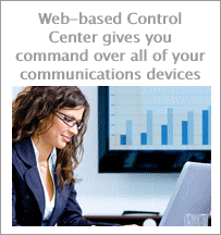 Web-based Control Center gives you